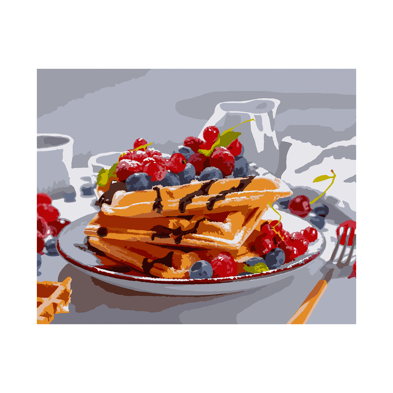 Картина по номерам Santi Спокусливий сніданок 40*50 см (954509)