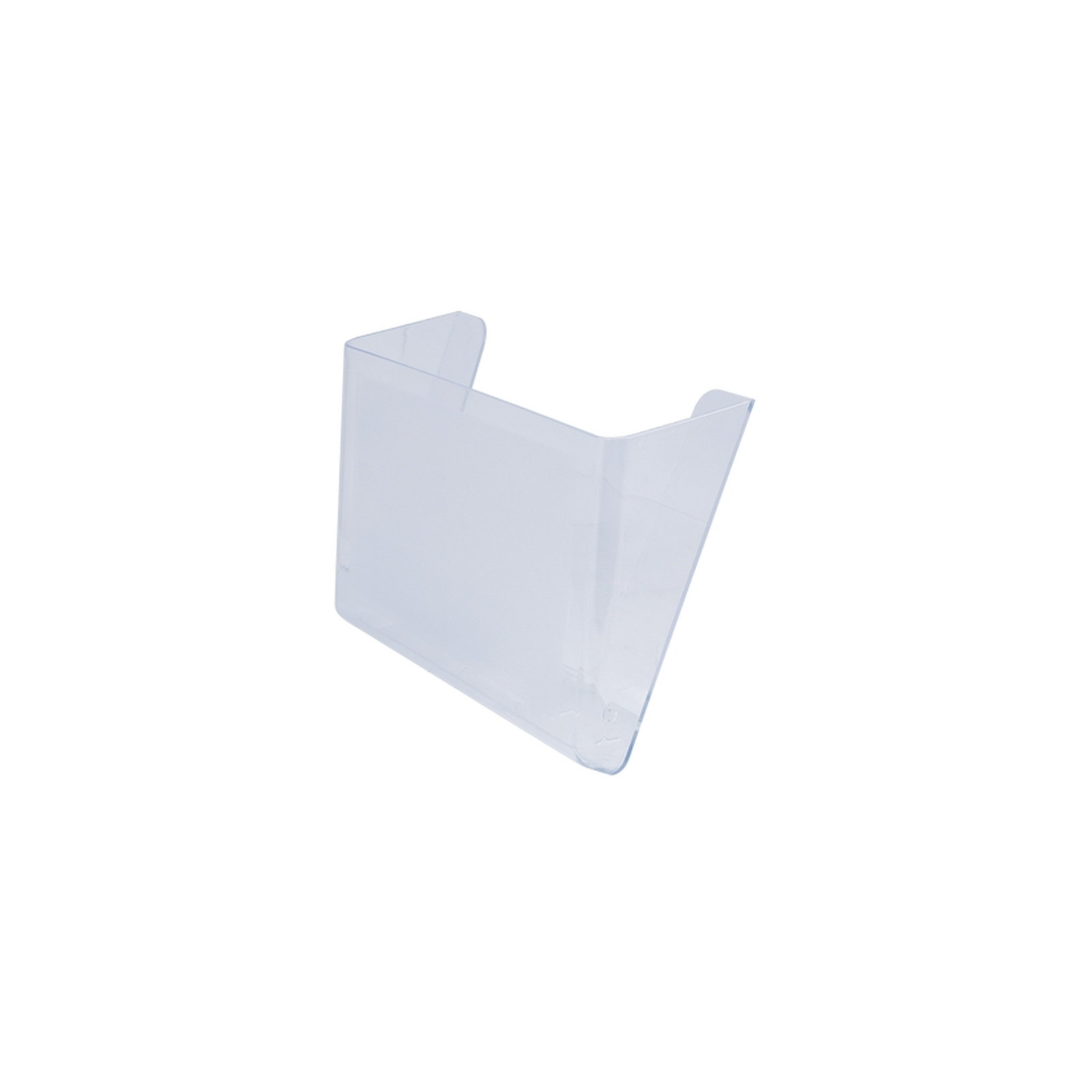 Лоток для бумаг Economix настенный пластиковый, прозрачный (E80702)