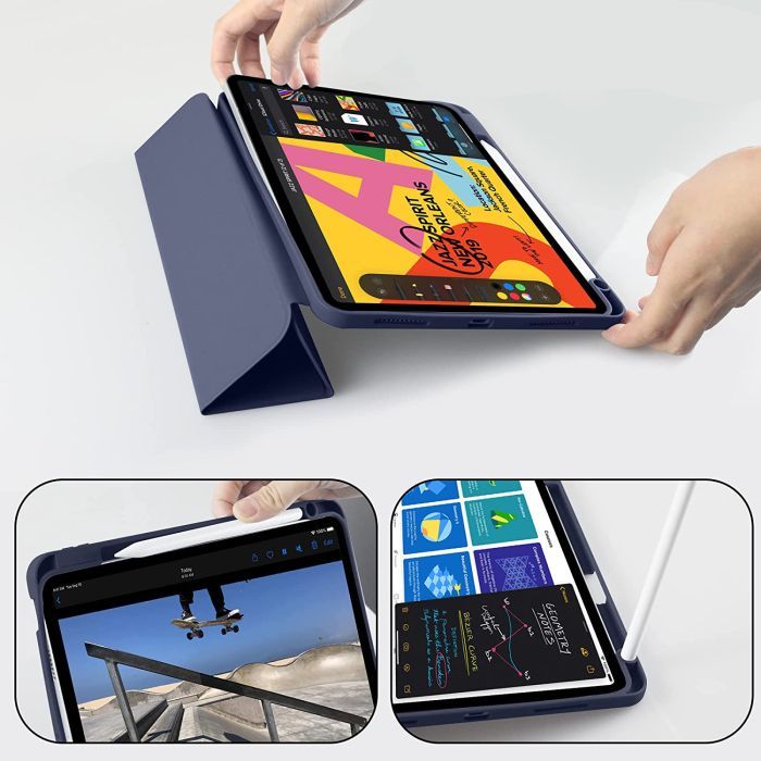 Чохол до планшета BeCover Tri Fold Soft TPU mount Apple Pencil Apple iPad Air 5 (2022) 10.9" Purple (708455) зображення 3