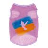 Борцовка для животных WAUDOG Clothes "Флаг" сетка S розовая (301-0229-7) изображение 2