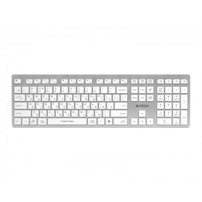 Клавиатура A4Tech FBX50C USB/Bluetooth White (FBX50C White)