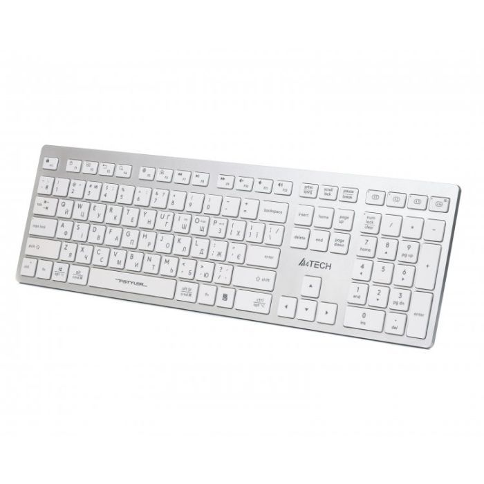 Клавиатура A4Tech FBX50C USB/Bluetooth White (FBX50C White) изображение 2