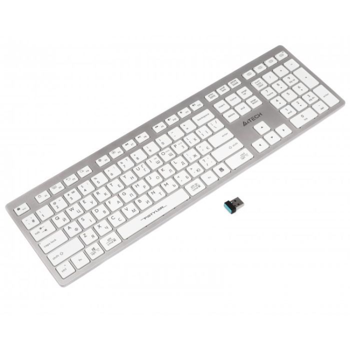 Клавиатура A4Tech FBX50C USB/Bluetooth White (FBX50C White) изображение 4