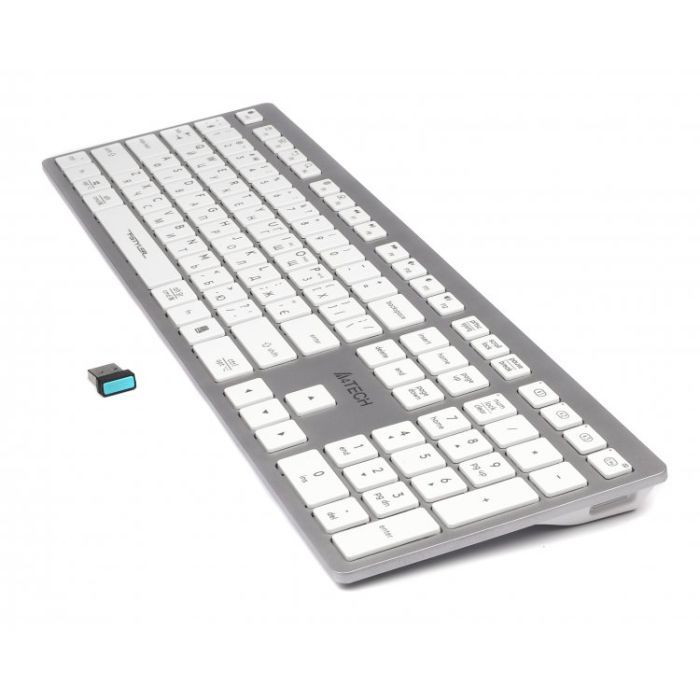Клавиатура A4Tech FBX50C USB/Bluetooth White (FBX50C White) изображение 5