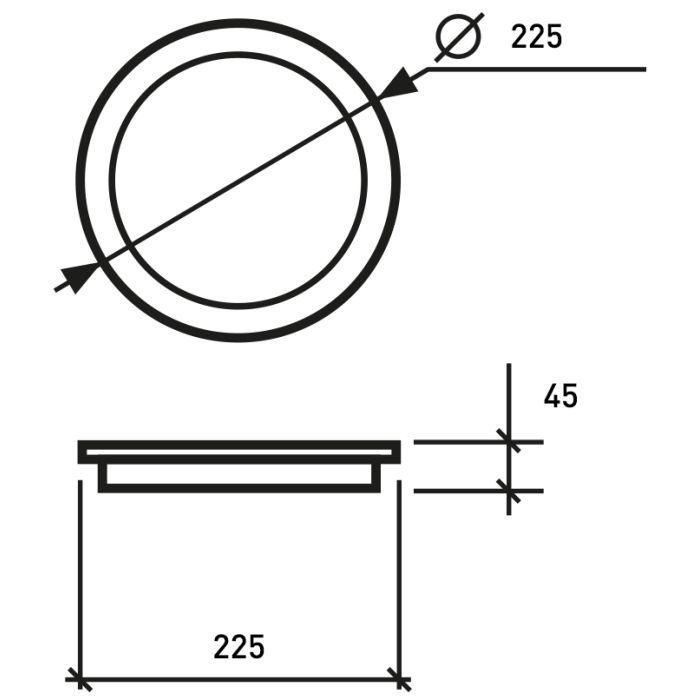 Світильник Eurolamp GL 38W 5000K (LED-NLR-38/5) зображення 3