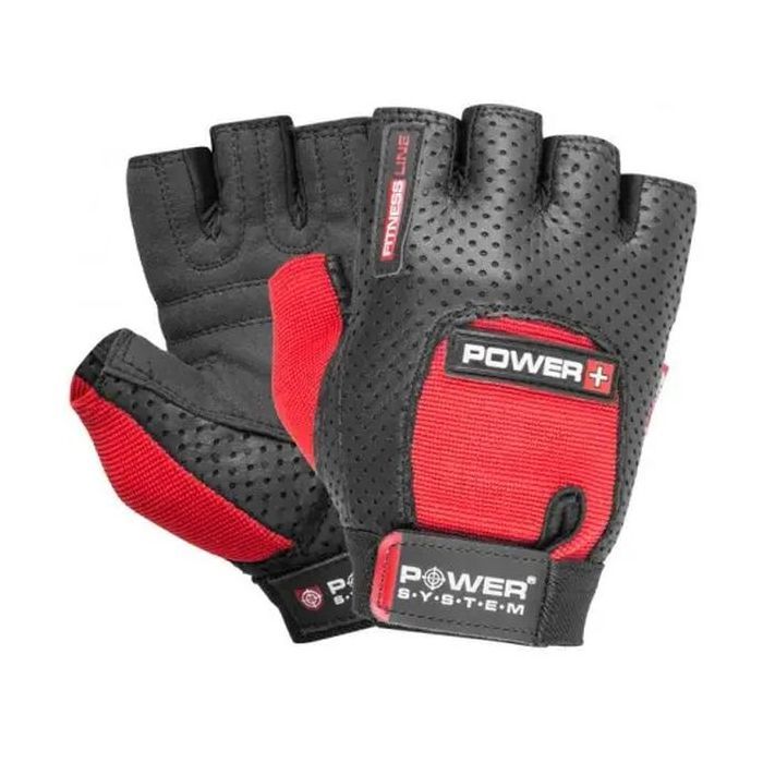 Перчатки для фитнеса Power System Power Plus PS-2500 Black/Red L (PS-2500_L_Black-red)