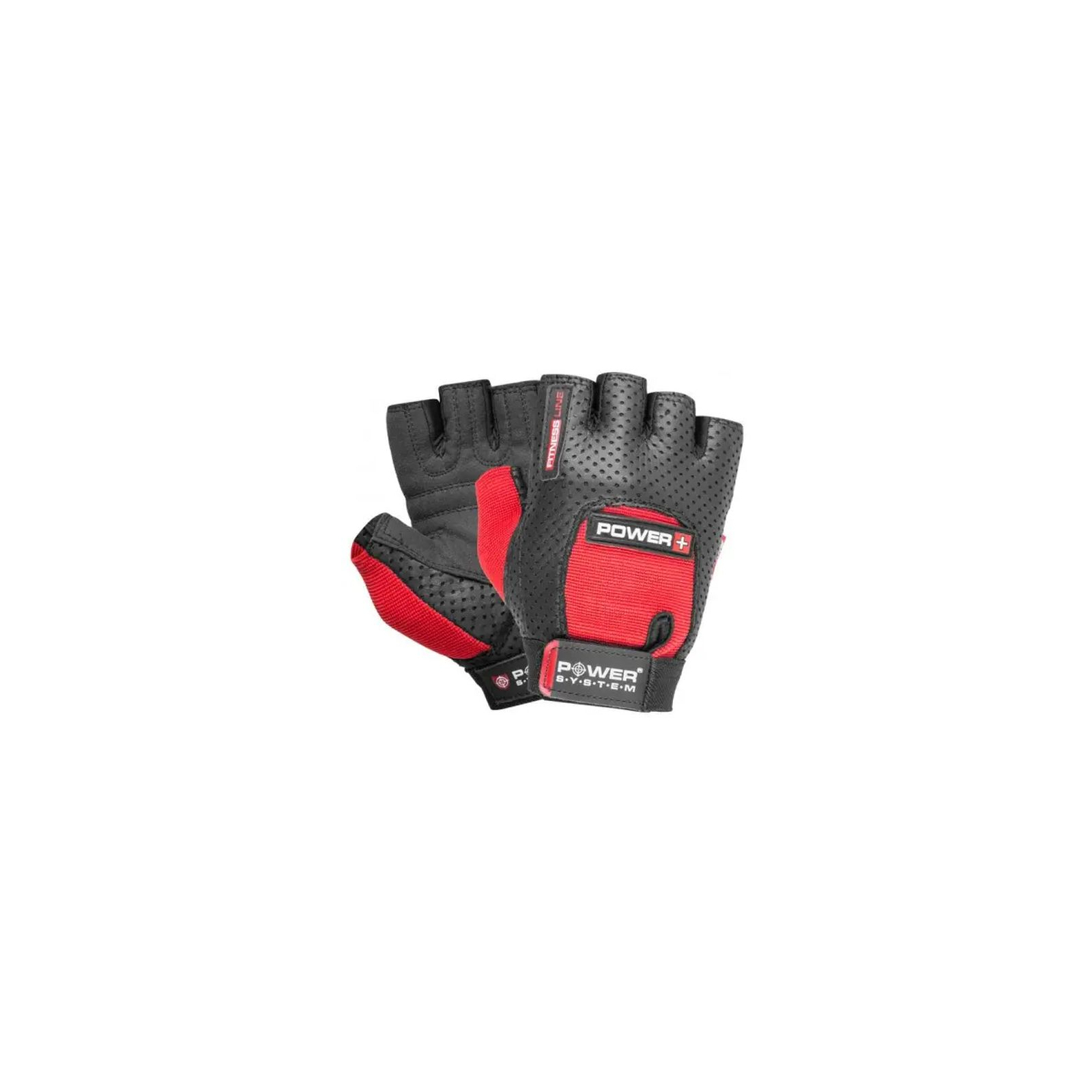 Перчатки для фитнеса Power System Power Plus PS-2500 Black/Red L (PS-2500_L_Black-red)