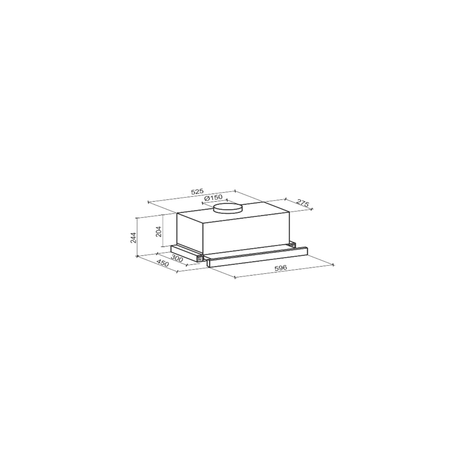 Вытяжка кухонная GRANADO Telde 603-1200 white (GCH336355) изображение 8