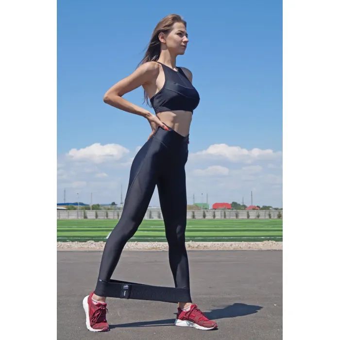 Эспандер PowerPlay 4111 L Heavy Чорний (PP_4111_Black_L) изображение 4