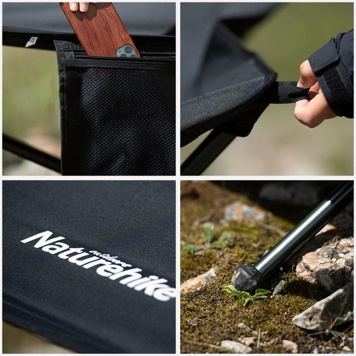 Гамак Naturehike Outdoor Folding Hammock NH20JJ011 300D Oxford Black (6927595747834) изображение 4