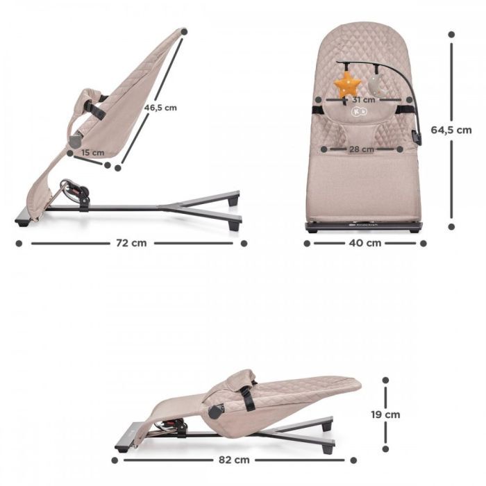 Кресло-качалка Kinderkraft Mimi Beige (5902533920969) изображение 8