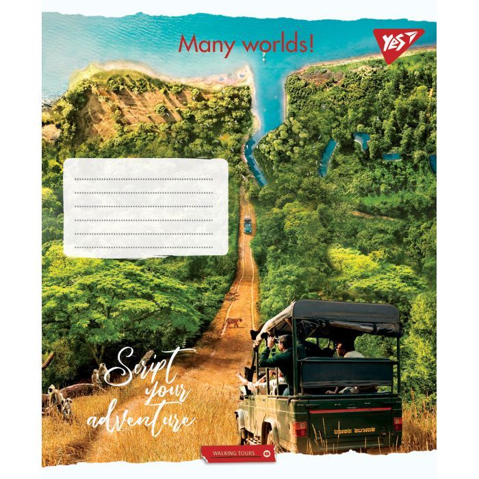 Зошит Yes А5 Many worlds! 96 аркушів, лінія (766508) зображення 2