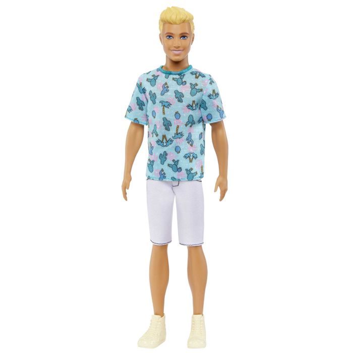 Кукла Barbie Fashionistas Кен в футболке с кактусами (HJT10)