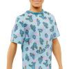 Кукла Barbie Fashionistas Кен в футболке с кактусами (HJT10) изображение 4