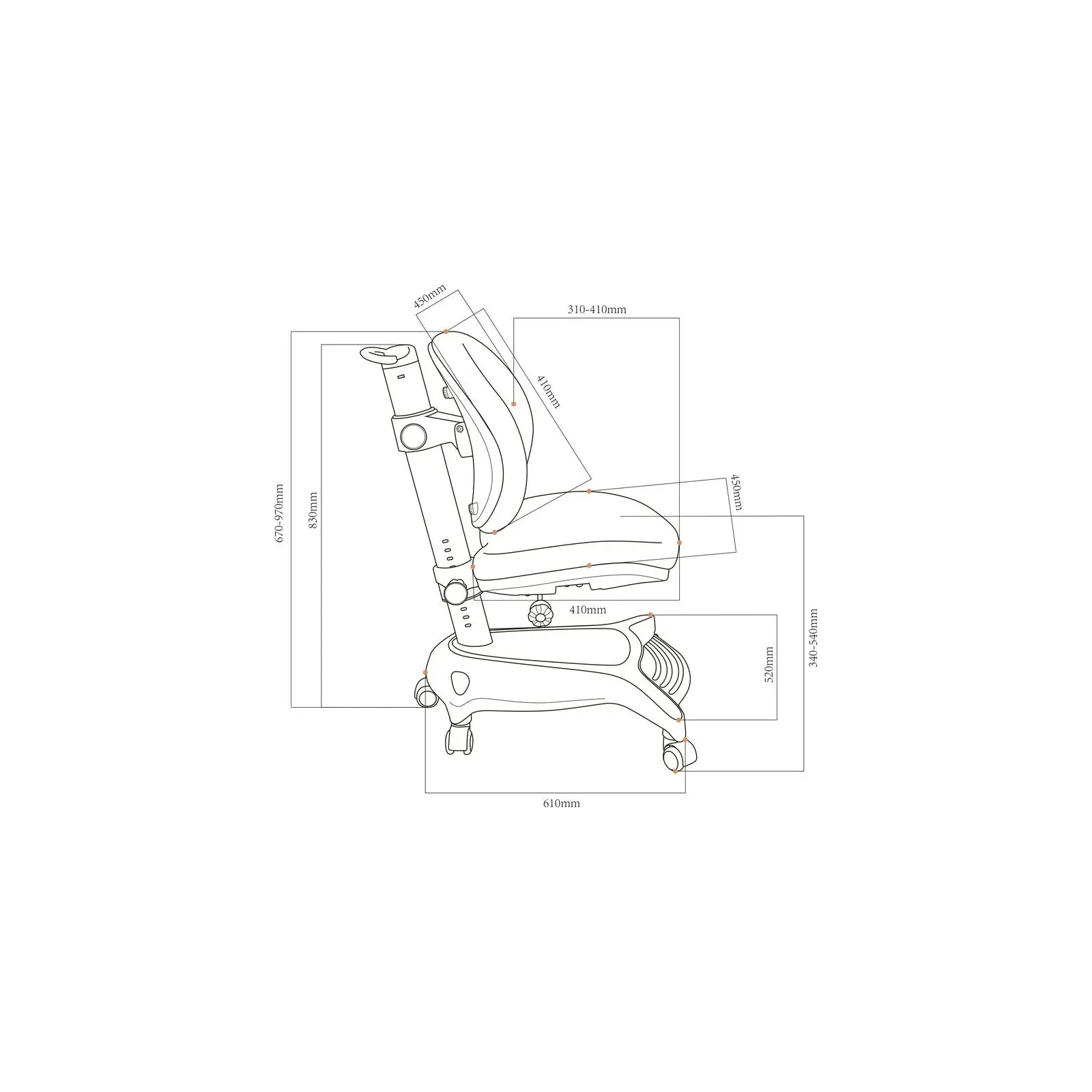 Детское кресло Cubby Adonis Grey (800819) изображение 10
