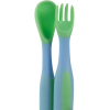 Набор детской посуды Baboo гибких ложек и вилок, зеленый, 6+ мес (10-038) изображение 4