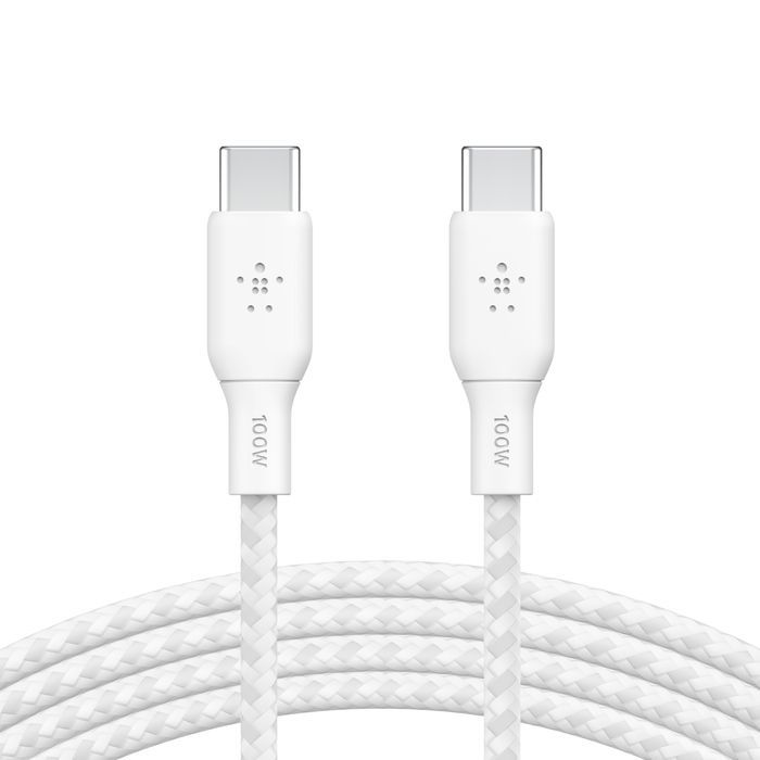 Дата кабель USB-C to USB-C 2.0m 100W black Belkin (CAB014BT2MBK)