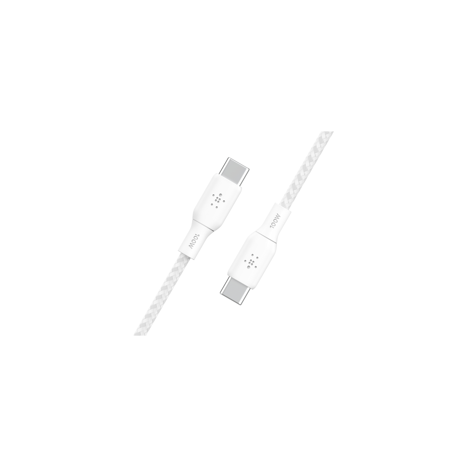 Дата кабель USB-C to USB-C 2.0m 100W white Belkin (CAB014BT2MWH) изображение 4