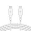 Дата кабель USB-C to USB-C 2.0m 100W white Belkin (CAB014BT2MWH)