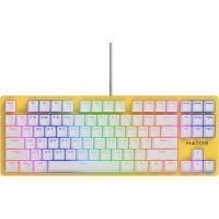 Клавиатура Hator Rockfall 2 Mecha TKL Orange USB Yellow (HTK-722)