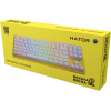 Клавиатура Hator Rockfall 2 Mecha TKL Orange USB Yellow (HTK-722) изображение 6