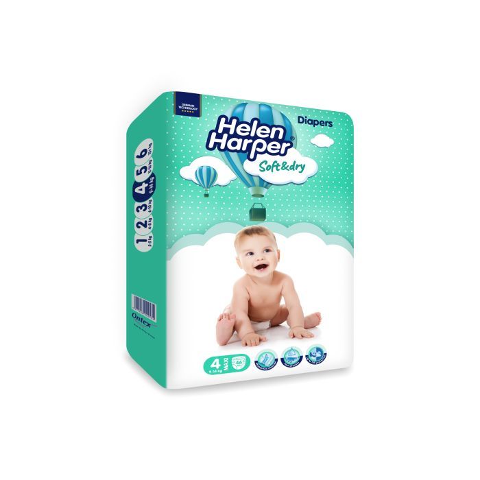 Підгузки Helen Harper Soft&Dry New Maxi Розмір 4 (9-14 кг) 46 шт (2316775) зображення 6