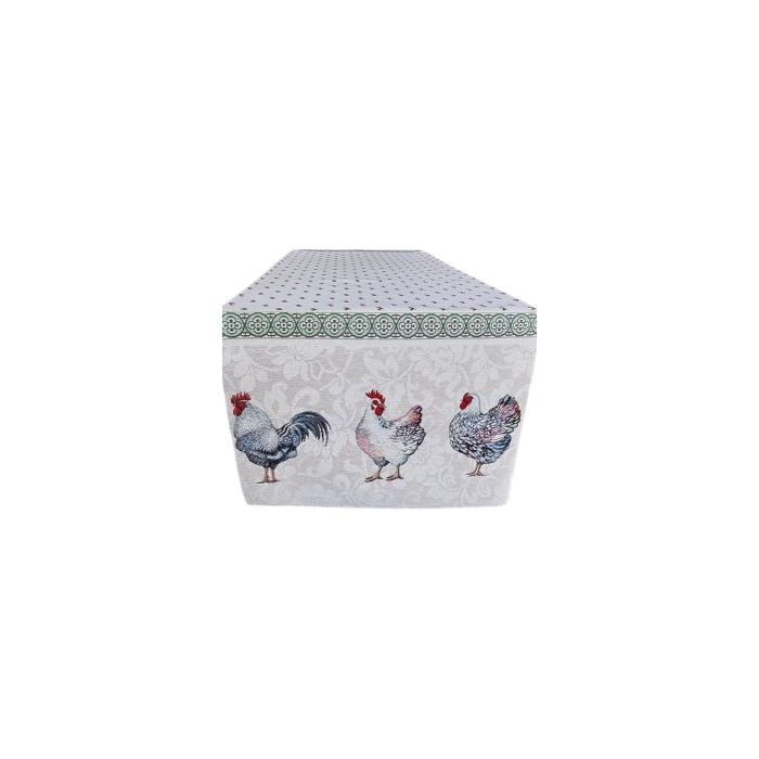 Дорожка на стол Прованс гобеленовая Курочки 140х40 см (4823093438361) изображение 2