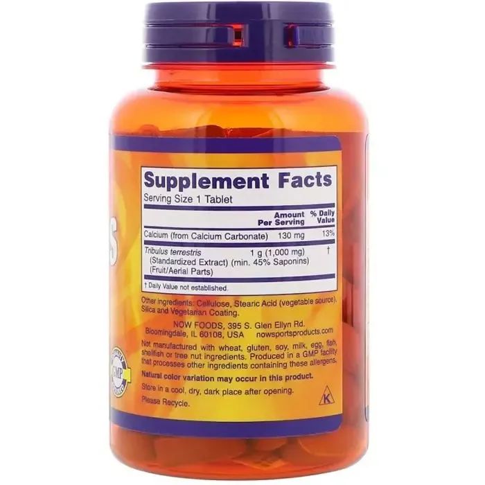 Травы Now Foods Трибулус, Tribulus, 1000 мг, 90 таблеток (NOW-02171) изображение 2