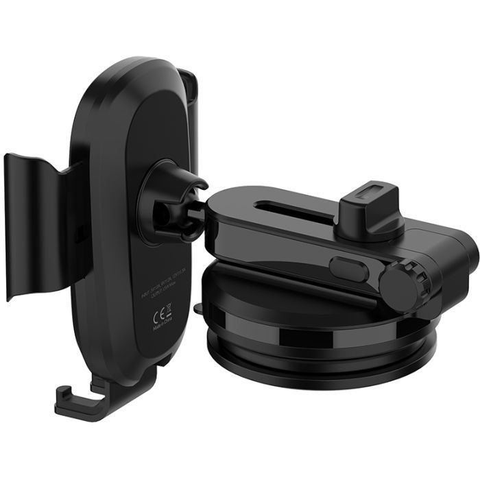 Універсальний автотримач ColorWay Dashboard Car Wireless Charger 15W Black (CW-CHAW037Q-BK) зображення 8