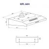 Вытяжка кухонная Minola HPL 604 WH изображение 9