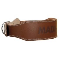 Фото - Атлетичний пояс Mad Max  MadMax MFB-246 Full leather шкіряний Chocolate Brown M (MF 