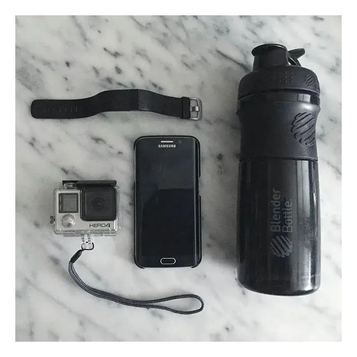 Шейкер спортивный BlenderBottle SportMixer Flip 28oz/820ml Black (SM 28oz Black) изображение 9