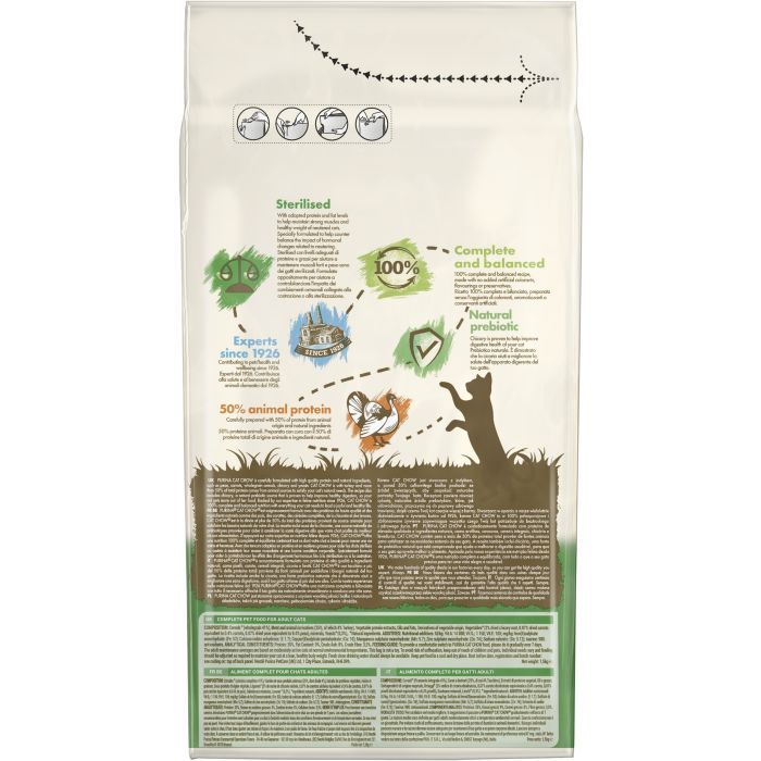 Сухой корм для кошек Purina Cat Chow Sterilised с индейкой 1.5 кг (7613287329516) изображение 3