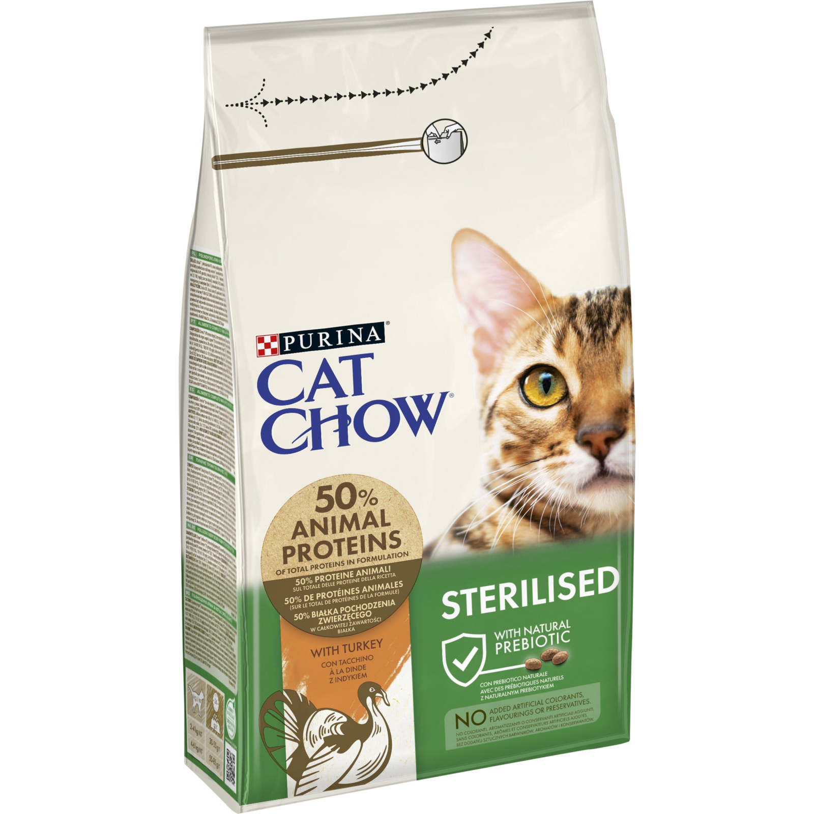 Сухий корм для кішок Purina Cat Chow Sterilised з індичкою 1.5 кг (7613287329516)