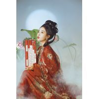 Клавиатура Varmilo Koi 87Key EC V2 Sakura USB UA White LED Red (A33A039A9A3A17A034) изображение 5