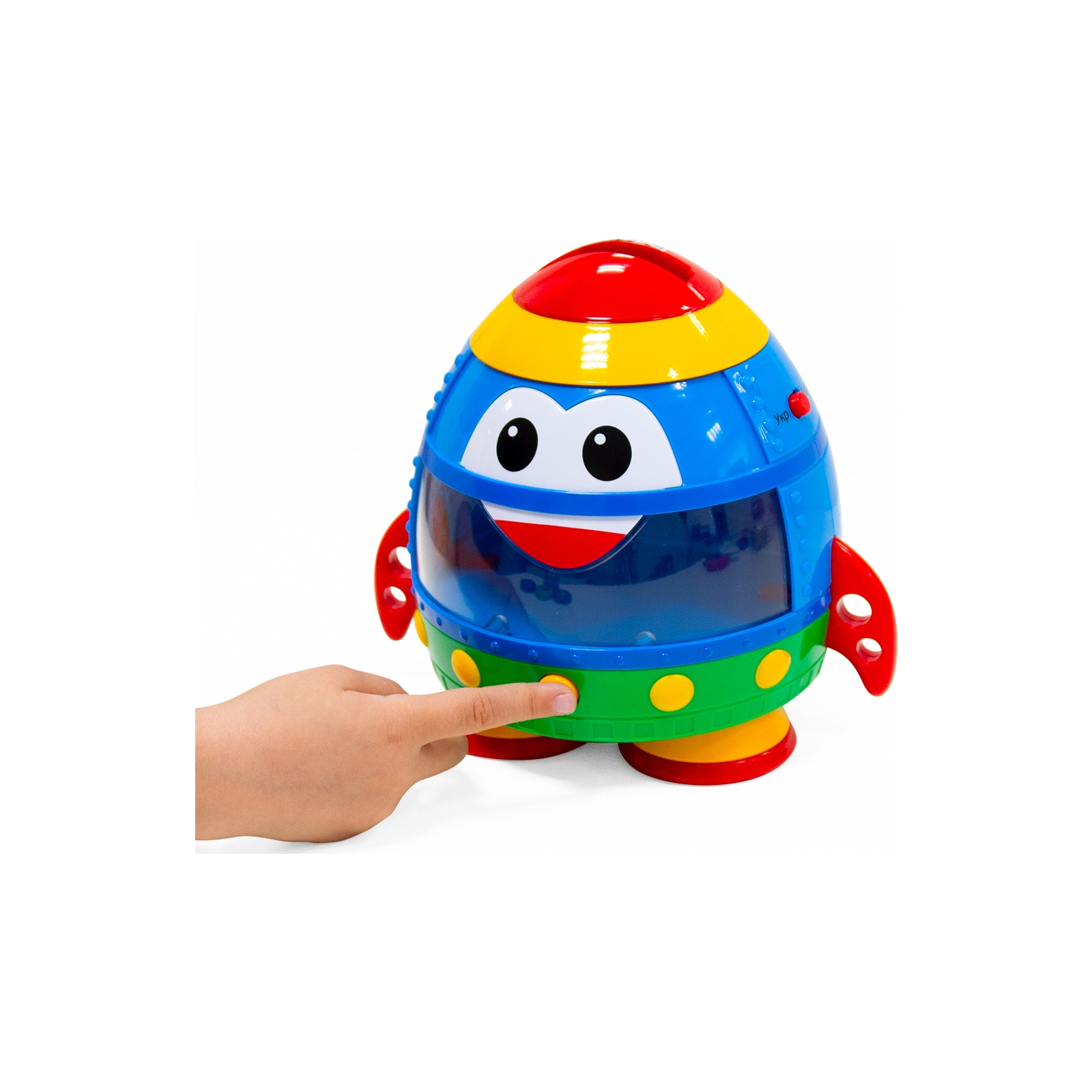 Развивающая игрушка Kiddi Smart Интерактивная обучающая игрушка Smart-Звездолет украинский и английский язык (344675) изображение 10