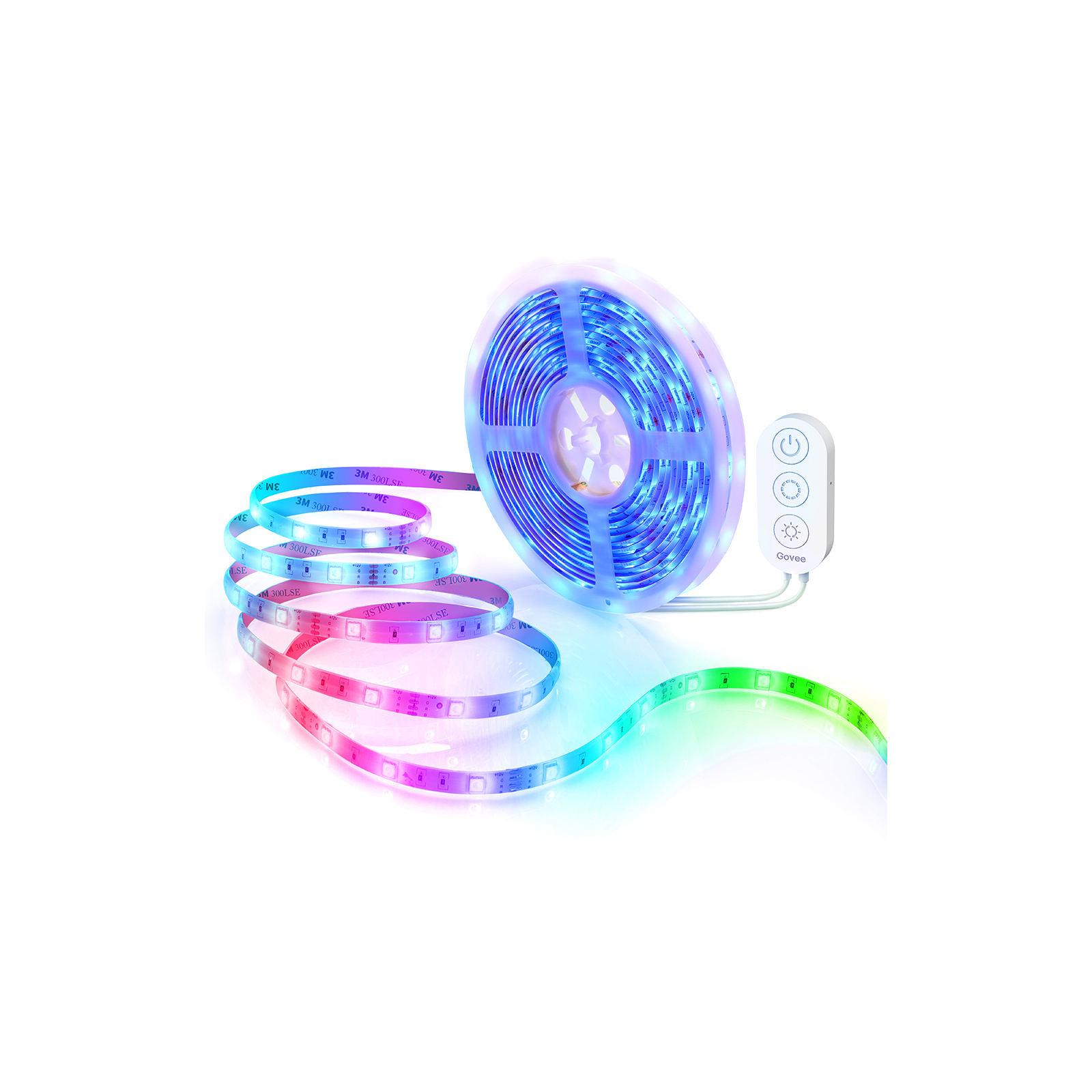 Світлодіодна стрічка Govee RGB Smart Wi-Fi + Bluetooth LED Strip Lights 10м Білий (H61103A1) зображення 4