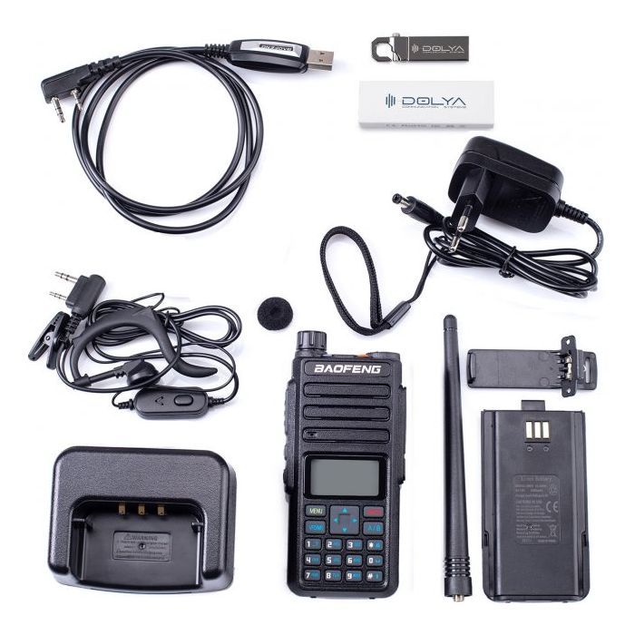 Портативная рация Baofeng DR-1801UV із AES+ флеш пам'ять 64 ГБ изображение 8