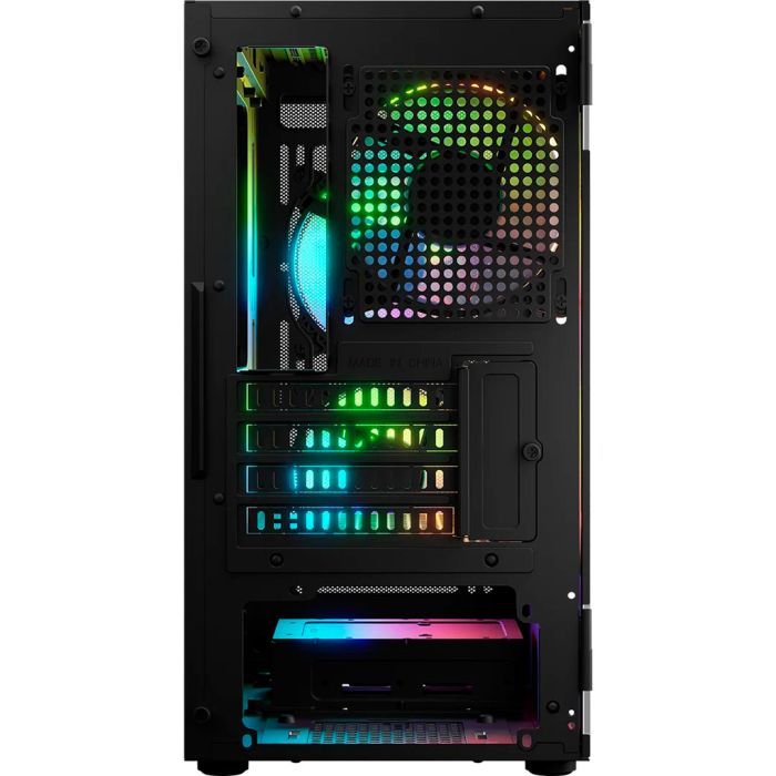 Корпус Logic concept PORTOS MESH+GLASS ARGB fans 3x120mm BLACK (AM-PORTOS-10-0000000-0002) зображення 10