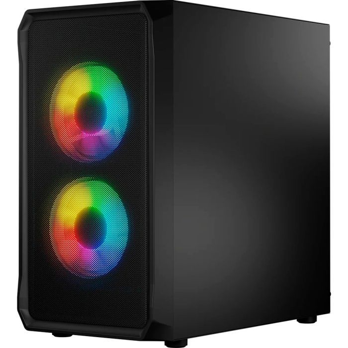 Корпус Logic concept PORTOS MESH+GLASS ARGB fans 3x120mm BLACK (AM-PORTOS-10-0000000-0002) зображення 2