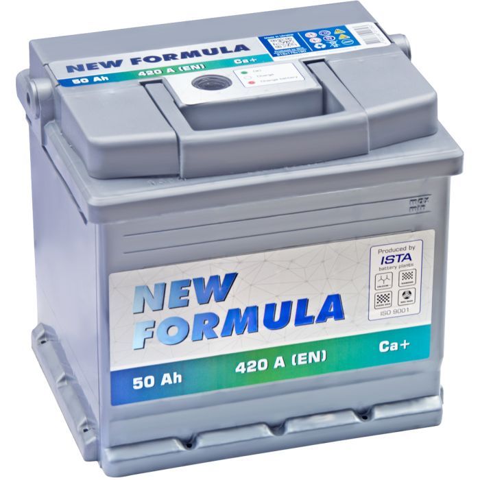 Аккумулятор автомобильный NEW FORMULA 50Ah (+/-) 420EN (5502202210)