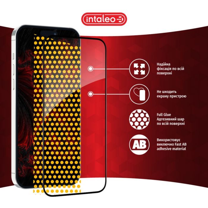 Скло захисне Intaleo Full Glue Apple iPhone 15 Plus (1283126575334) зображення 7