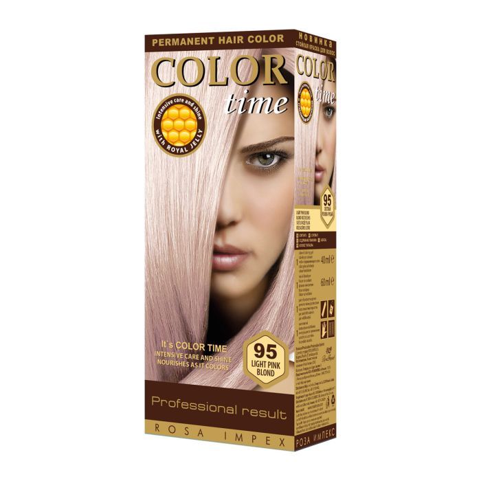 Краска для волос Color Time 95 - Светло-розово-русый (3800010502962)