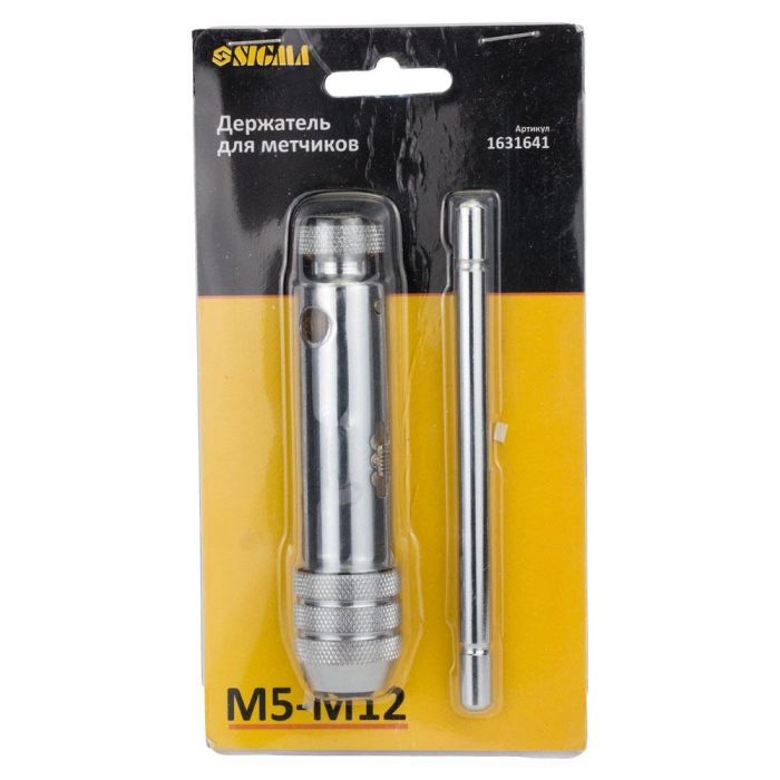 Вороток для мітчиків Sigma М5-М12 Т-подібний храповий (1631641) (1631641) зображення 7
