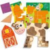 Развивающая игрушка Headu Тактильная игра Монтессори - Формы и контуры (MU25374) изображение 2