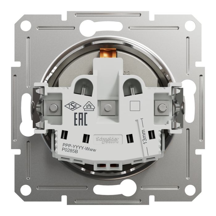 Розетка Schneider Electric ASFORA сталь (EPH2900162) изображение 8