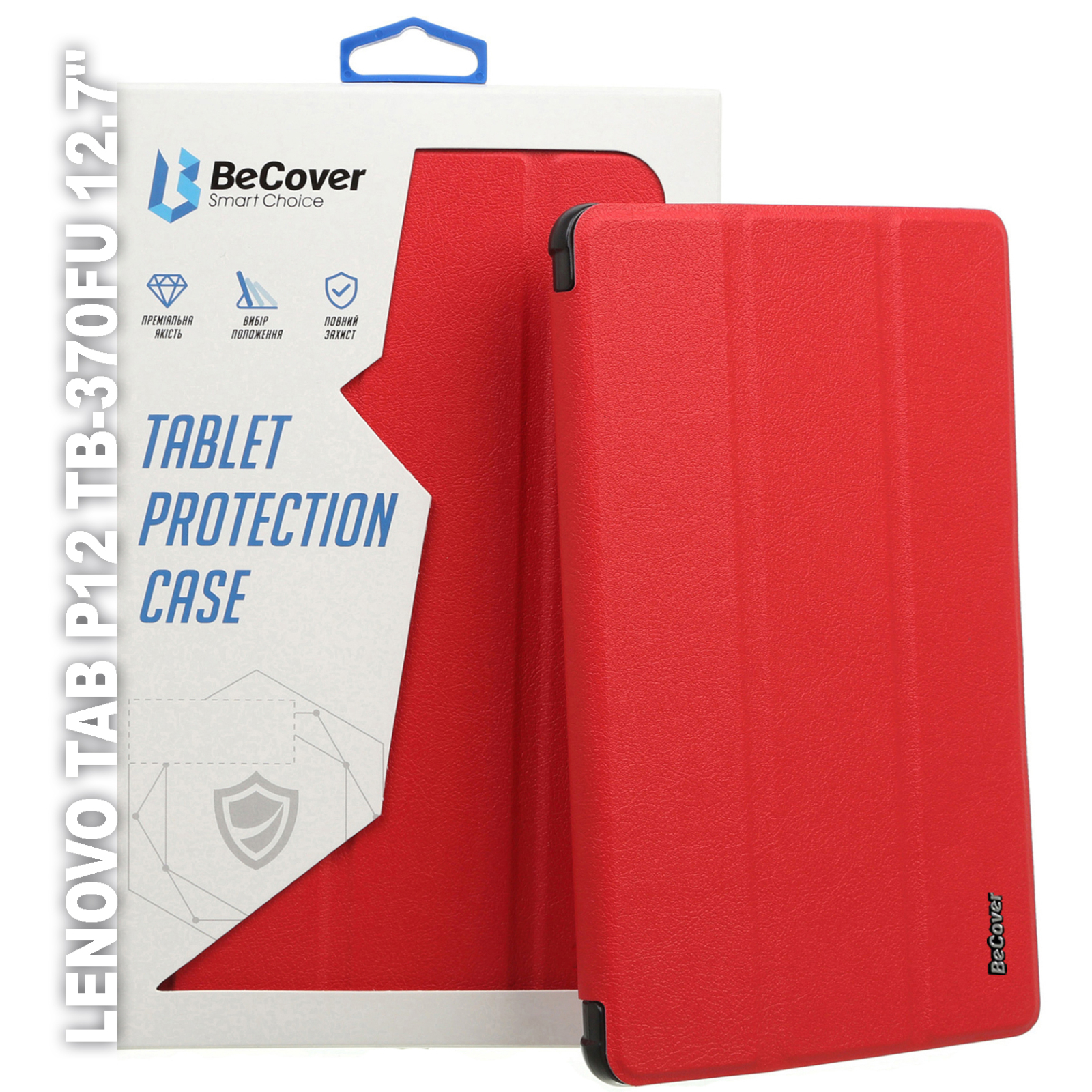 Чохол до планшета BeCover Smart Case Lenovo Tab P12 TB-370FU 12.7" Black (709878)