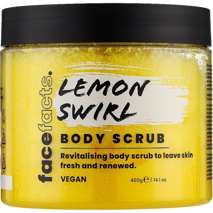 Скраб для тела Face Facts Body Scrub Lemon Swirl Лимонный вихрь 400 г (5031413938531)