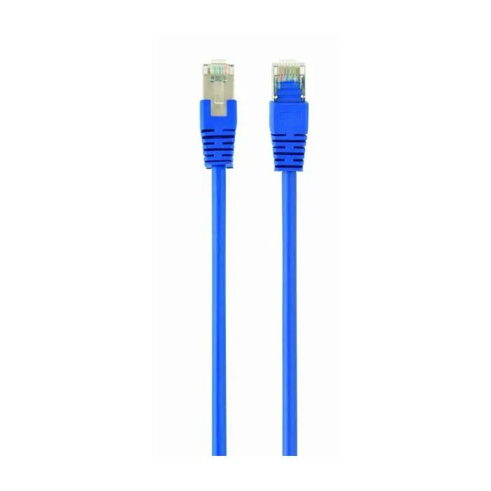 Патч-корд 0.5м FTP cat 5е CCA blue Cablexpert (PP22-0.5M/B)