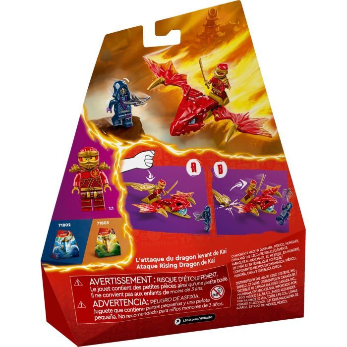 Конструктор LEGO NINJAGO Атака восставшего дракона Кая 24 деталей (71801) изображение 4